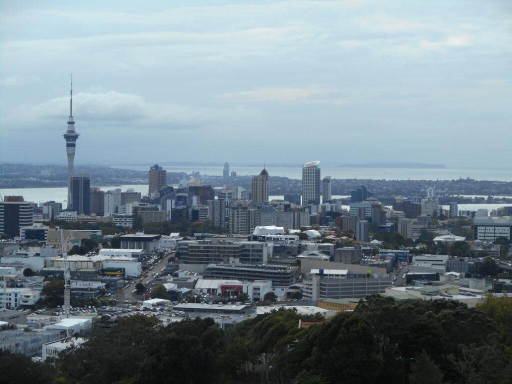 Die Aussicht über Auckland
