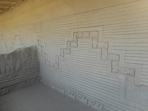 weitere verzierte Wand