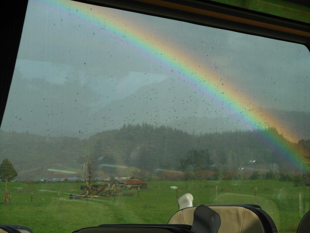 Und ein Regenbogen