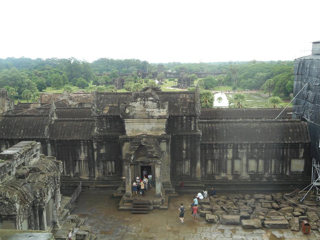 Die Aussicht von Angkor Wat
