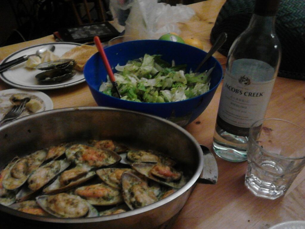 unser Abendessen
