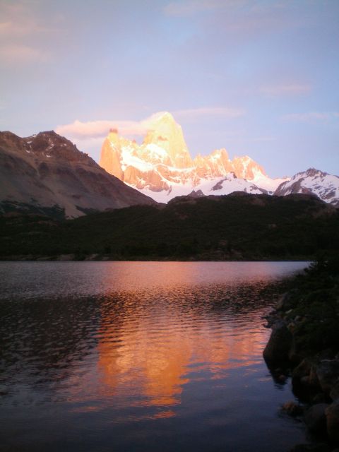 Der Mnt. Firzroy im Sonnenaufgang