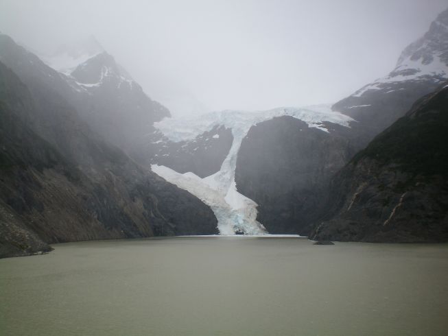 Der erste Gletscher der Reise