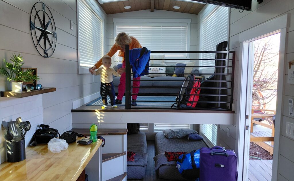 Das Innere des Tiny Hauses