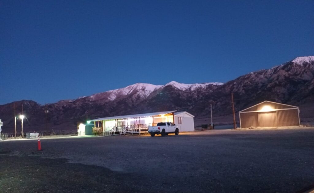 Sonnenaufgang im Nirgendwo von Nevada