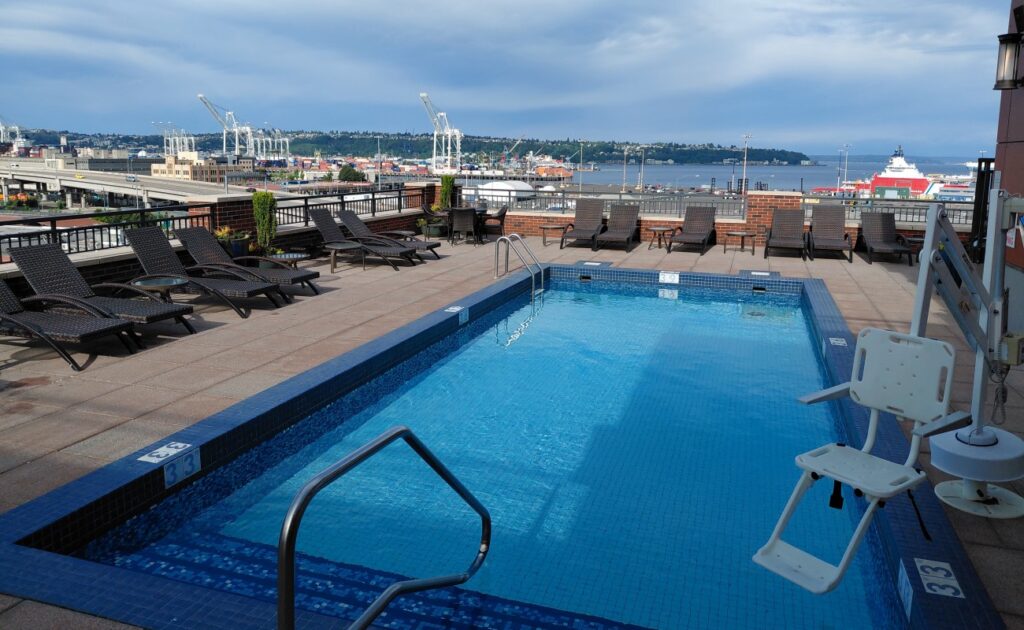 Blick von unserem Hotel